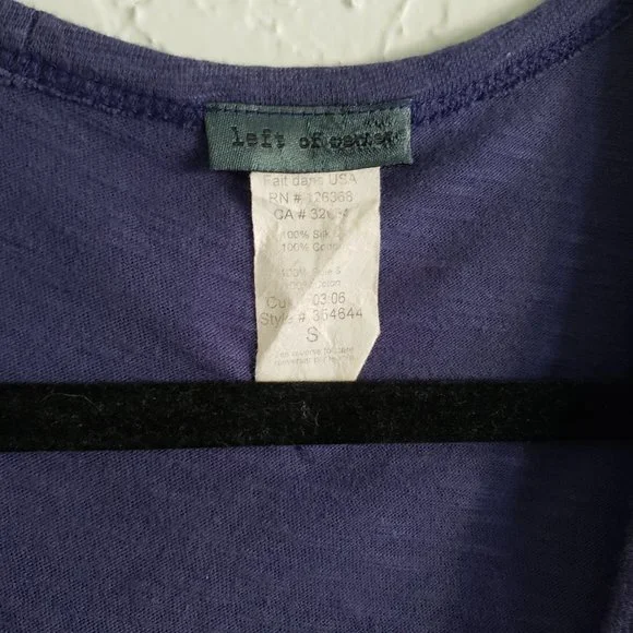 Left Of Center Anthropologie Silk Tank Top - Picture 2 of 4